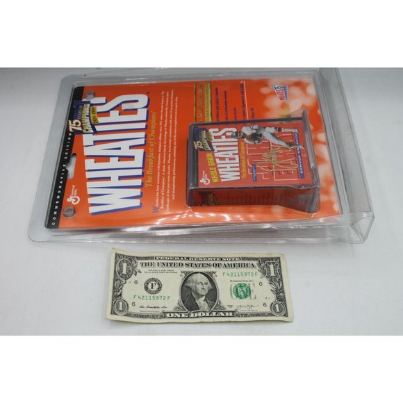 John Elway Mini Wheaties Commemorative Edition 75 Years Champions 24k Gold Auto - Picture 9 of 10